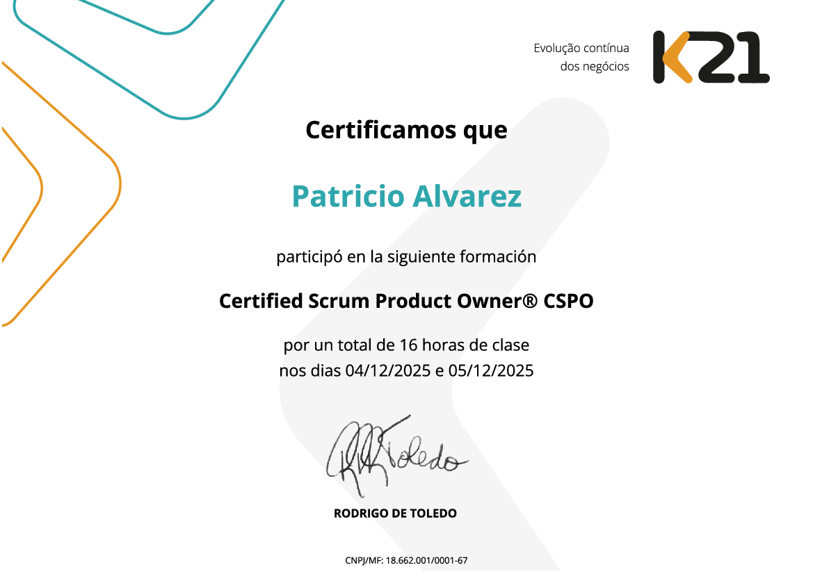 Certificado K21